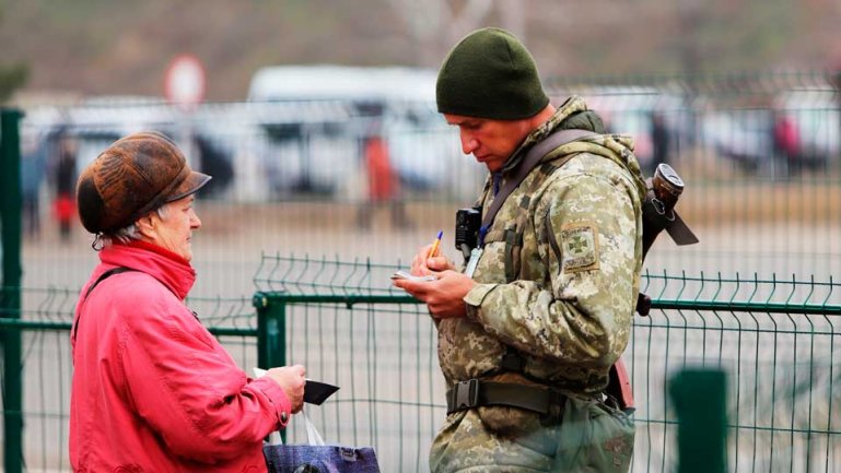 Ситуація в контрольних пунктах в’їзду-виїзду в районі проведення операції Об’єднаних сил