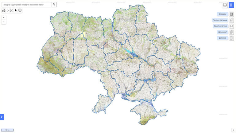 Что такое Публичная кадастровая карта Украины и как ею пользоваться?