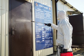 Спасатели принимают меры по противодействию заболеваемости и распространению коронавирусной инфекции COVID-19