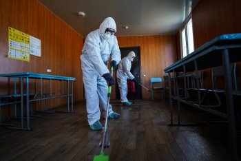 Спасатели принимают меры по противодействию заболеваемости и распространению коронавирусной инфекции COVID-19